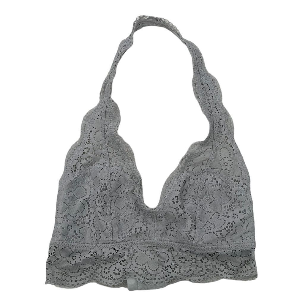 Aerie grey lace bra size XS
